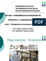 Aula4 - Planejamento de Processos de Usinagem II