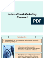 International Marketing Research