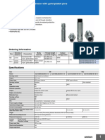 D16e E2a-4 Inductive Proximity Sensor With Gold-Plated Pins Datasheet en