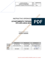 GEO-PST-016-I-54 Levantamiento Topográfico RTK GPS LEICA GS16 Rev 00