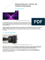 Los 10 Principales Tipos de Computadoras