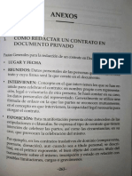 Estructura Basica de Documento Privado y Escritura Publica