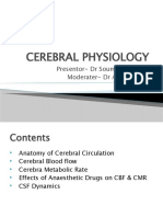 Cerebral Physiology