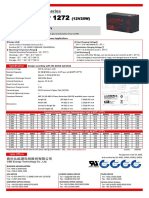 Bateria GP1272F2 12-7ah