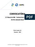 Convocatoria 13a Bienal Da Une Um Rio Chamado Brasil 2023