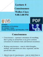 Lecture 4 (Consciousness)