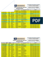 Carne Universitario 2011 Segundo Grupo