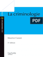 La Criminologie by Maurice Cusson (Cusson, Maurice)