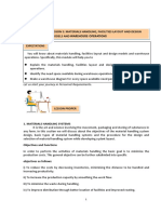 LESSON 5 - Facilities Layout and Design