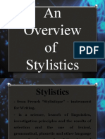 GROUP 1 An Overview of Stylistics