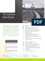 Slot Drain Data Sheet Comp