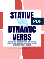 Stative Vs Dynamic Verbs