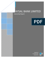 Internship Report Fayal Bank