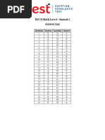 EST II - Math Level 1 - December 2020 - AK