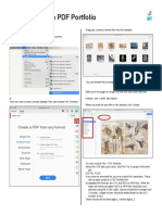 PDF Porfolio Instuctions