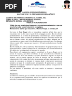 Que Nos Enseña Jean Peaget para El Tratamiento Pedagógico y Que Nos Enseña Aursubel para El Tratamiento Pedagógico