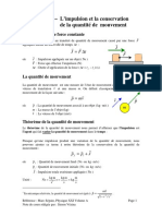 L'Impulsion Et La Conservation