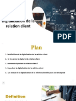 Degitalisation de Relation Client