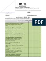 Compte Rendu RV Carrière - Modèle 5.A