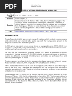 CIR Vs CTA, CA and YMCA - G.R. No. 124043 October 14, 1998