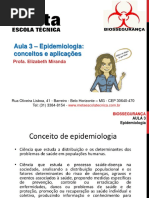 Aula 3 - Biosseguranca Epidemiologia