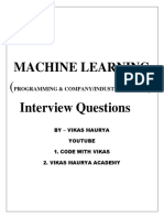 ML Interviw Questions