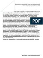 Évaporation Et Effacement Des Étangs - Une Thèse Universitaire Infirme Certains Principes (Aldomany 2017)