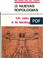 Iz de La Peña, LAS NUEVAS ANTROPOLOGÍAS. Un Reto A La Teología