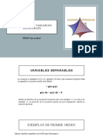 Variables Separables