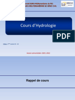 Cours Hydrologie EUROMED. (5 S2)