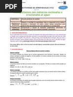 ACTIVIDAD 22 - 4°-5º (Números Racionales e Irracionales)