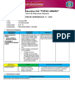 Sesion de Aprendizaje 11 Matematica