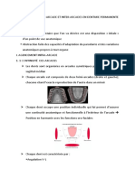 Agencements Intra Et Inter Arcades en Denture Permanente