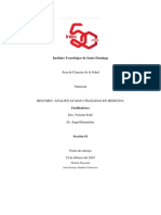 Resumen - Analiticas Mas Utilizadas en Medicina