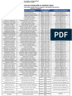 Horario de Atención A Padres 2023