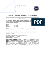 Ejercicios para Trabajar Inventarios: Hoja de Trabajo N0.2