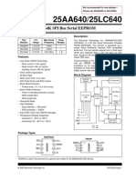 25AA640/25LC640: 64K SPI Bus Serial EEPROM