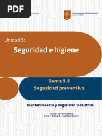 5 - 5 Seguridad Preventiva.