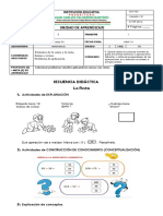 Unidad de Aprendizaje 3 La Resta 2023