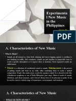 Experimental New Music in The Philippines