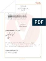 Sample Papers For Class 7 Maths Mock 2