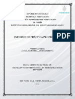 Informe de Practica Profesional de Jackeline Michelle Vargas Zelaya Terminado