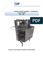 Máquina Extratora de Papo Traquéia - 16 Módulos - Linha Direita