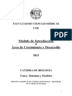 Biología Bibliog. Sist - Ymod - Ingreso 2023