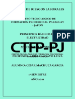 Gestión de Riesgos Laborales Principios de La Electricidad TP