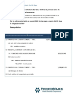 Caso Practico Nacimiento Obligación Tributaria Del IGV y Del IR