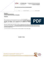 Ratificación de Desistimiento 2023