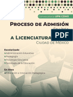 Convocatoria Licenciatura UPN CDMX 2023 Ok