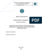 Tarea - UND 4 Análisis Del Consumo de Alcohol, Sustancias Estupefacientes y Psicotrópicas en Los Conductores