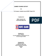 Summer Training HDFC Bank